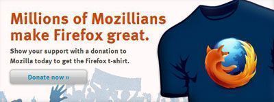 Camiseta Mozilla