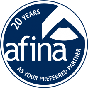 Afina Logo 20 años