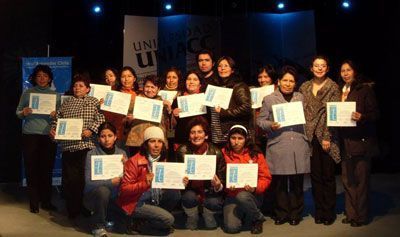 Grupo de Mujeres reconocidas por Intel Educar
